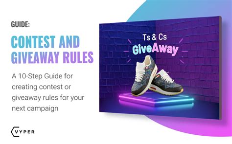 Creating Contest & Giveaway Rules: 10.